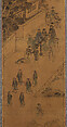 Scenes from the cycle of life, Ten-panel screen; ink an color on paper, Korea